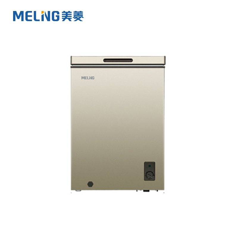 美菱（MELING) 210升 商用冰柜单温顶开门转换冷柜BC/BD-210DT咖啡金