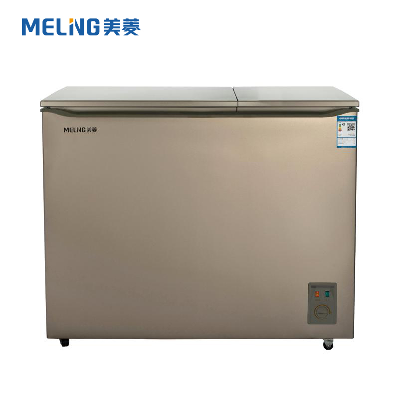 美菱（MELING) 215升卧式冷柜 BCD-215DTB炫金