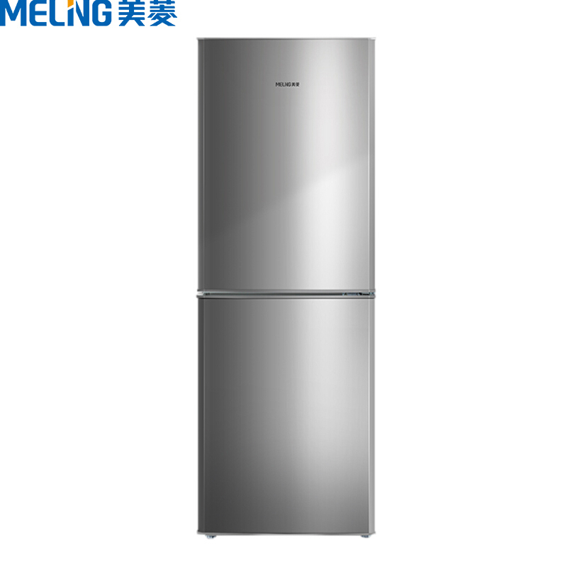 美菱（MeiLing）171升 两门节能冰箱 BCD-171LC亚光银